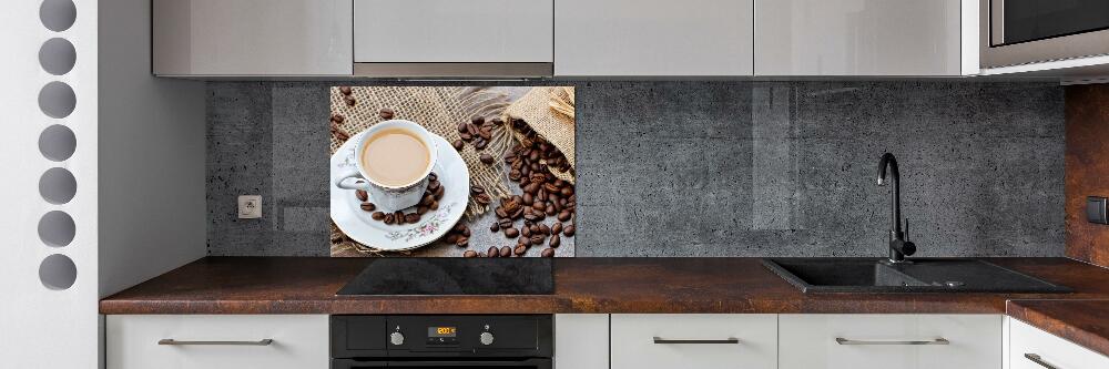 Verre pour crédence Café au lait