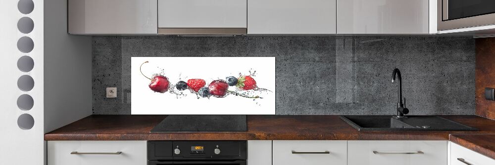 Panneau pour cuisine Fruits de la forêt