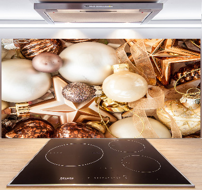 Panneau pour cuisine Boules de Noël