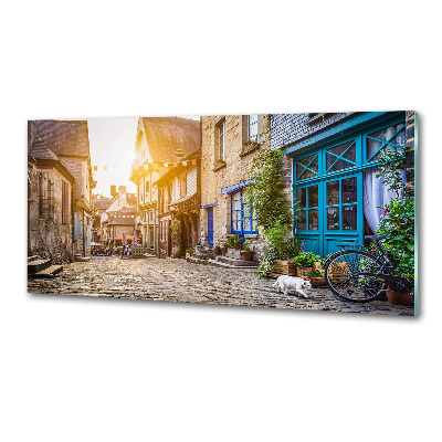 Crédence en verre avec motif Couloir de charme