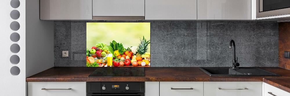 Crédence en verre Légumes et fruits