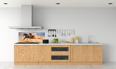Panneau crédence cuisine Chevaux de marche