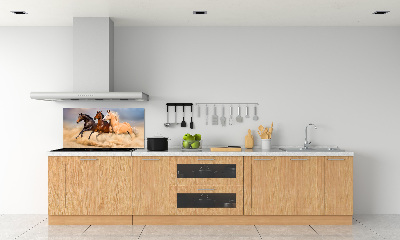 Panneau crédence cuisine Chevaux de marche