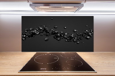 Crédence de cuisine en verre Abstraction 3D