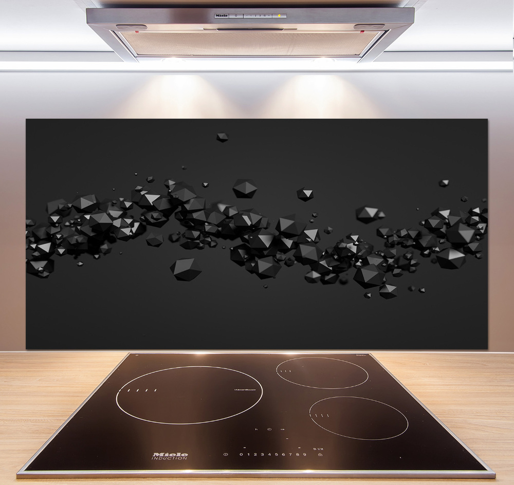 Crédence de cuisine en verre Abstraction 3D