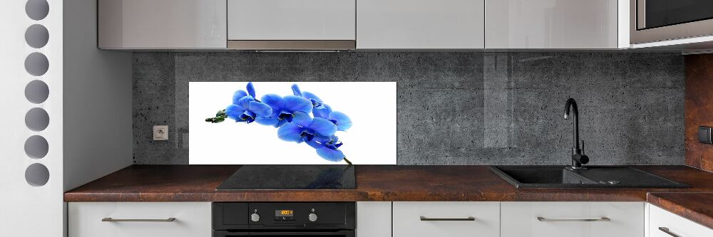 Crédence en verre Orchidée bleue