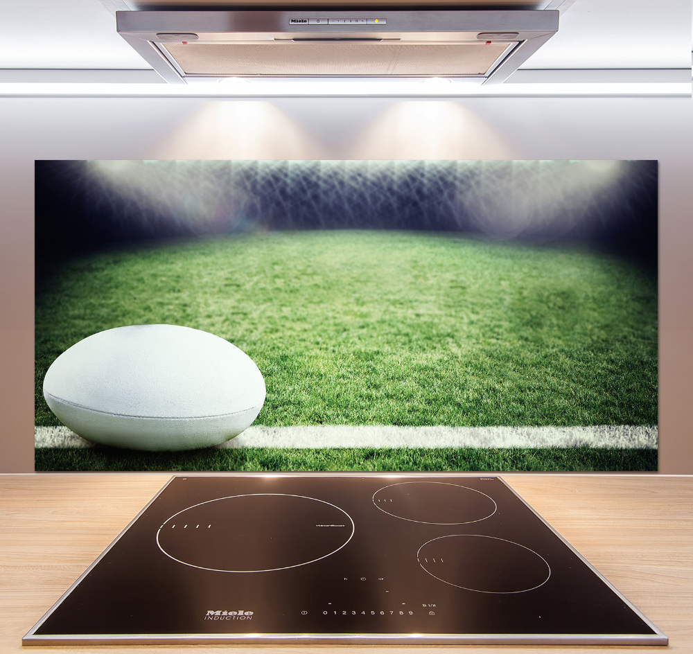 Crédence cuisine en verre trempé Football dans le Rugby Bowl