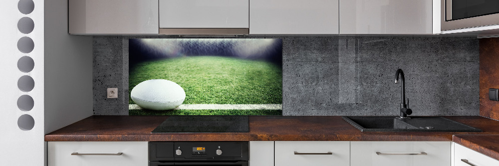 Crédence cuisine en verre trempé Football dans le Rugby Bowl