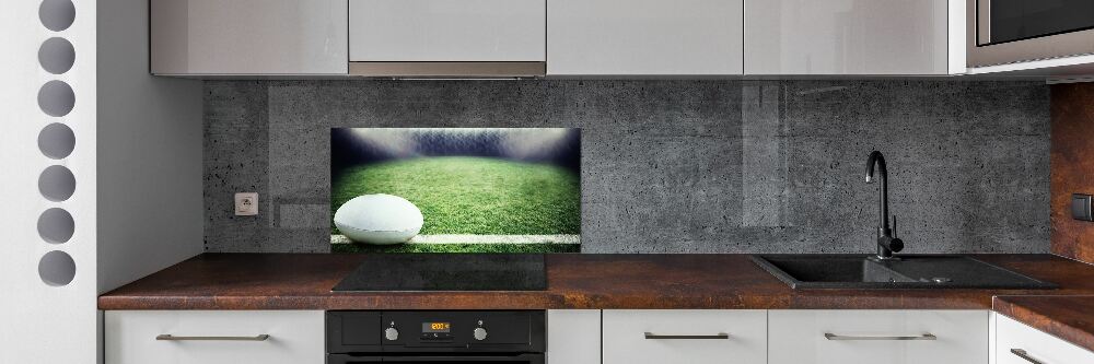 Crédence cuisine en verre trempé Football dans le Rugby Bowl