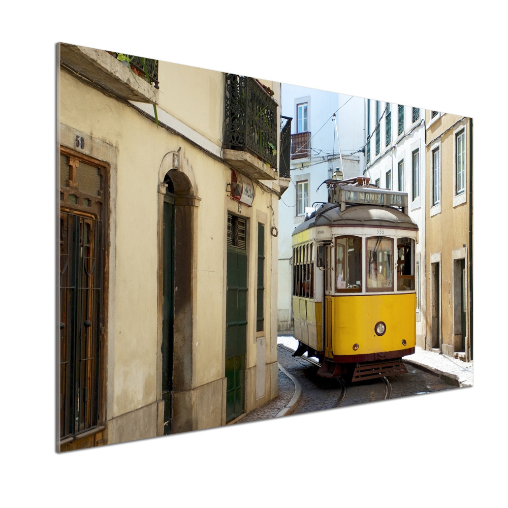 Crédence de cuisine en verre Tramway de Lisbonne