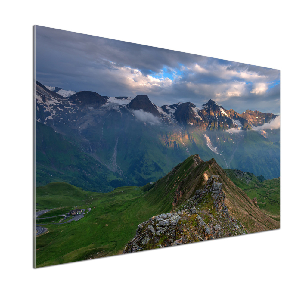 Crédence cuisine en verre trempé Sommets des montagnes