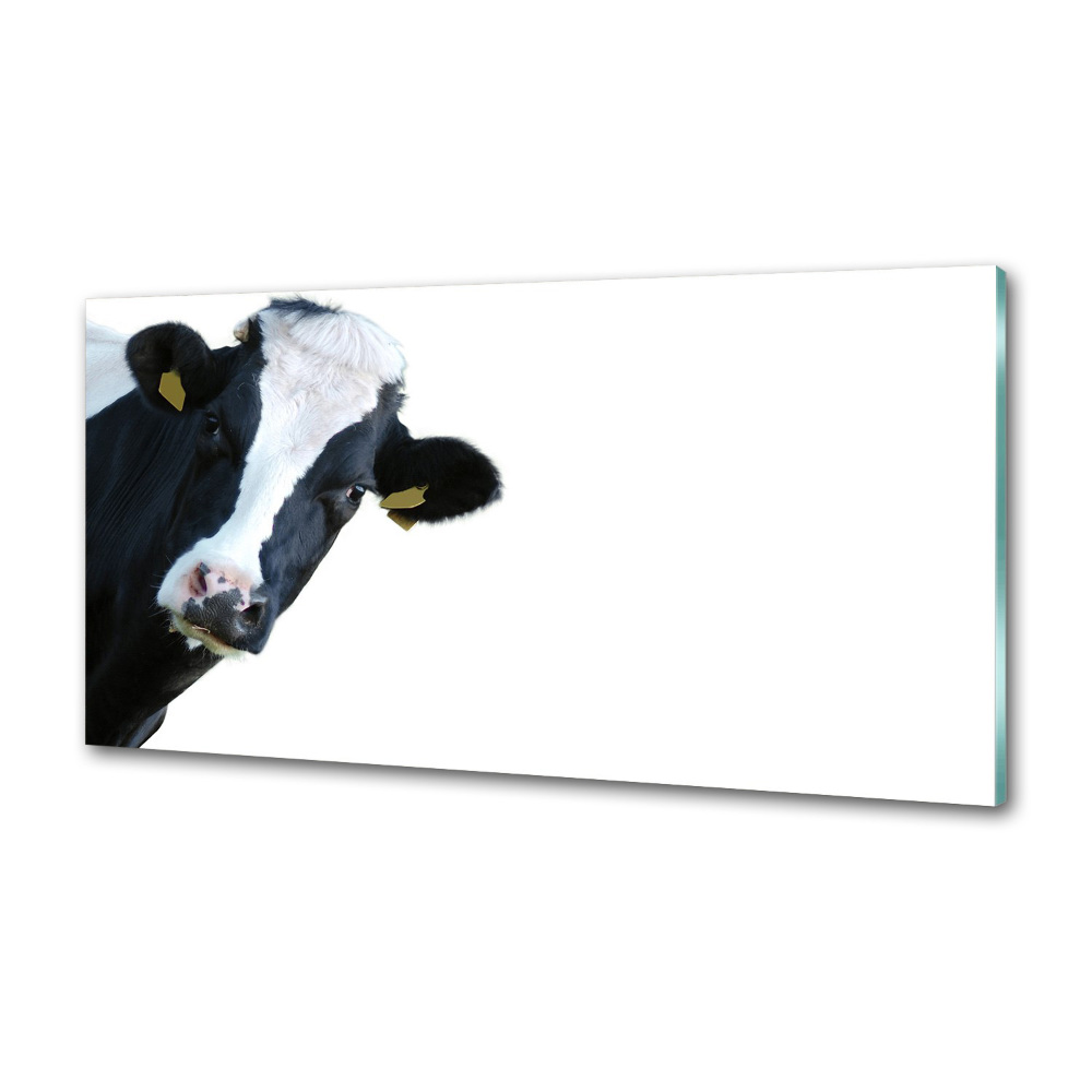 Crédence en verre avec motif Vache