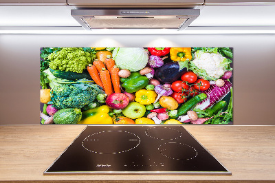 Panneau pour cuisine Légumes colorés