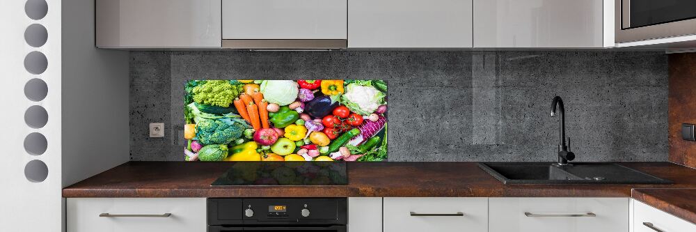 Panneau pour cuisine Légumes colorés