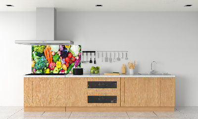 Panneau pour cuisine Légumes colorés