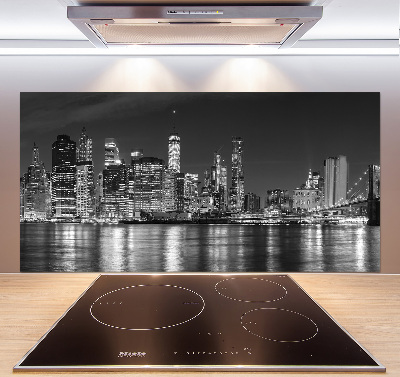Panneau crédence cuisine Manhattan de nuit