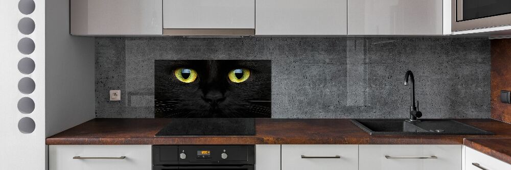 Panneaux muraux cuisine Yeux de chat