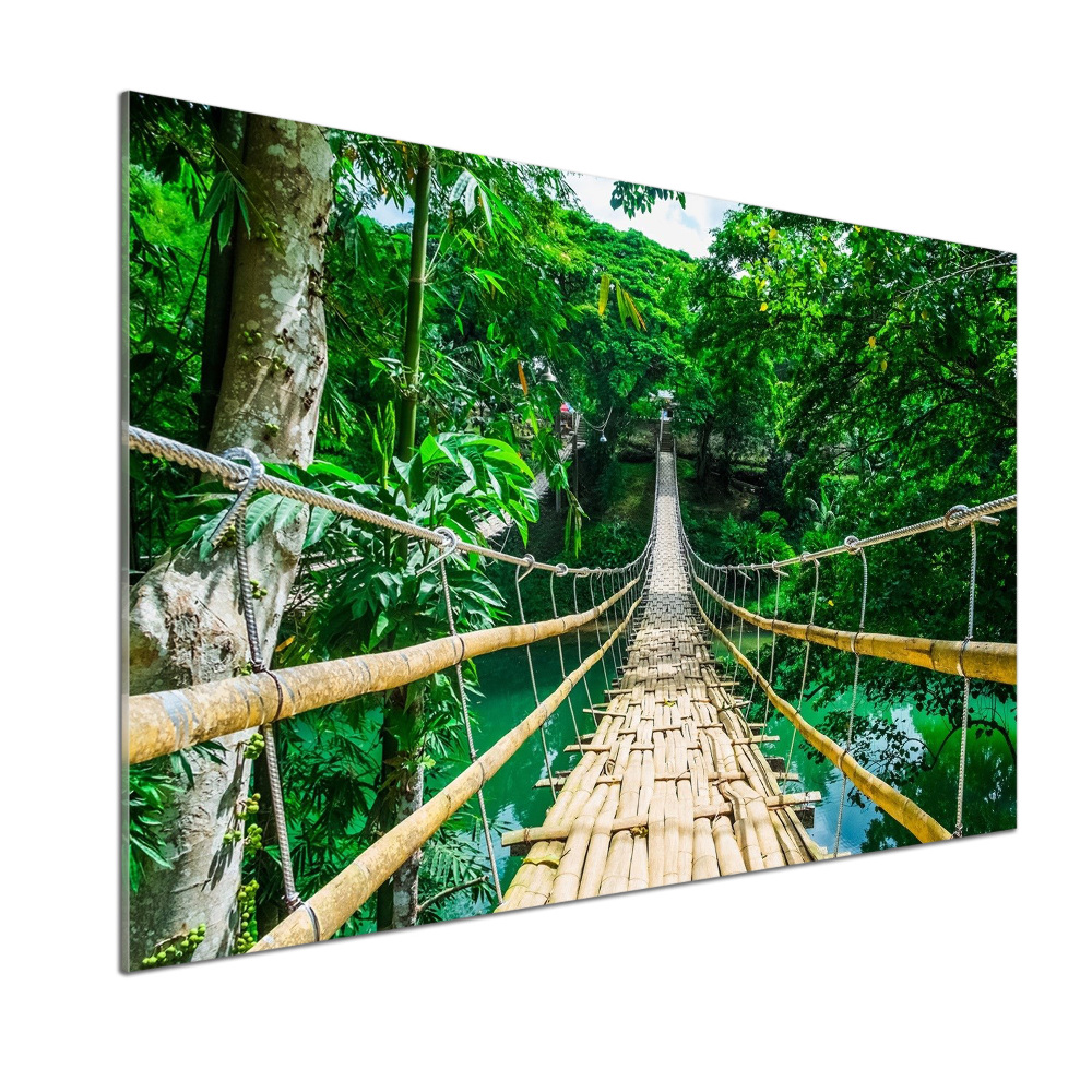 Crédence en verre trempé Pont de la forêt tropicale