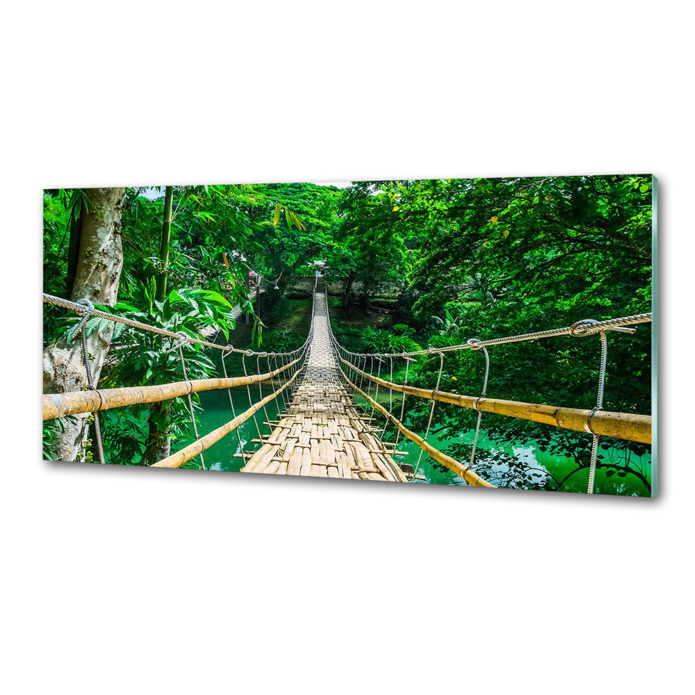 Crédence en verre trempé Pont de la forêt tropicale