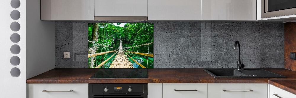 Crédence en verre trempé Pont de la forêt tropicale