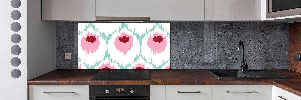 Crédence en verre avec motif Motif du paon