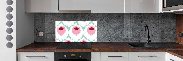 Crédence en verre avec motif Motif du paon