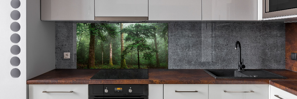 Crédence de cuisine Brume dans la forêt