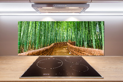 Crédence de cuisine en verre Forêt de bambous