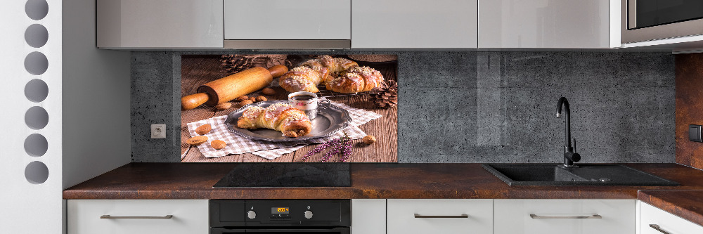 Crédence en verre avec motif Croissants