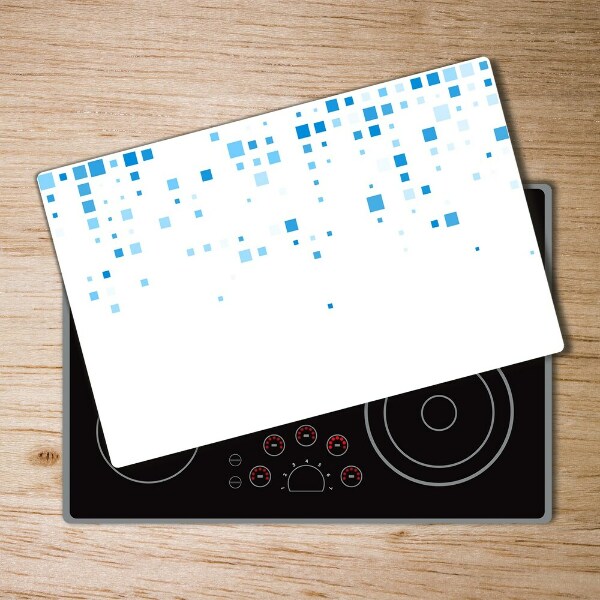 Protection plaque induction Carrés bleus