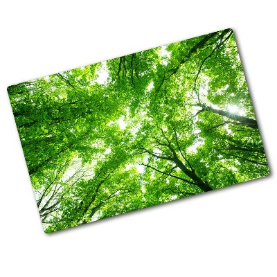 Protection pour plaque de cuisson Forêt verte