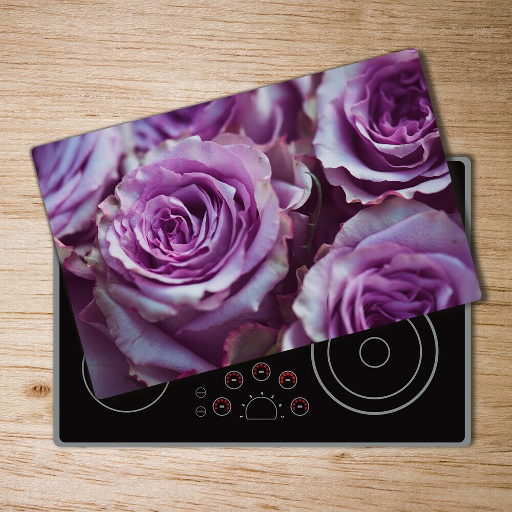 Protection pour plaque de cuisson Roses filigranes