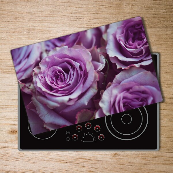 Protection pour plaque de cuisson Roses filigranes