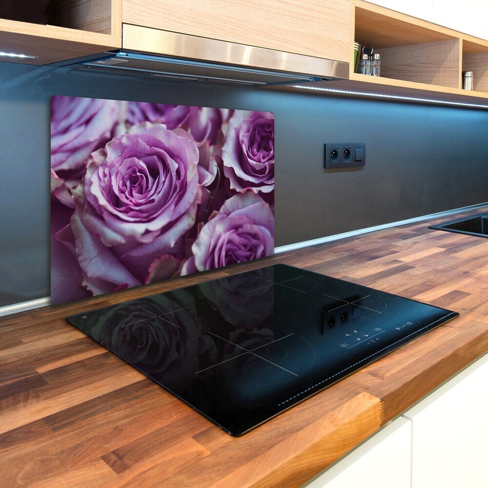 Protection pour plaque de cuisson Roses filigranes