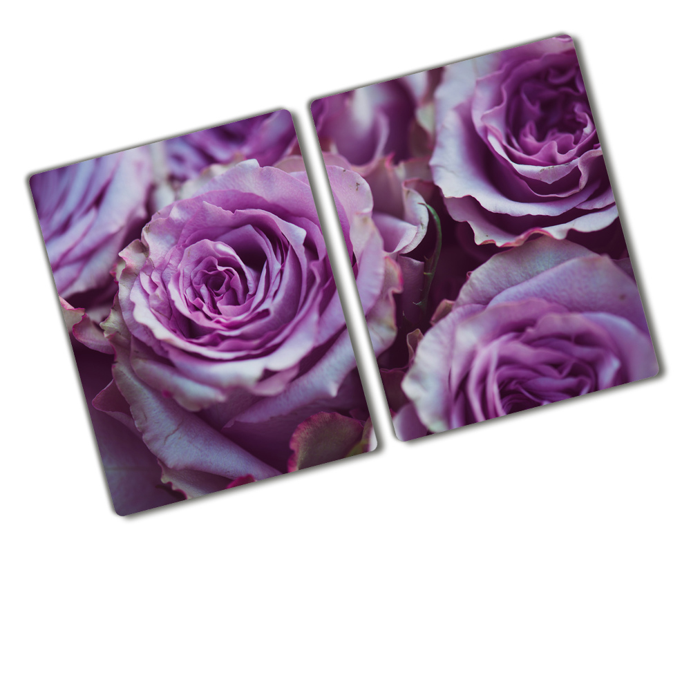 Protection pour plaque de cuisson Roses filigranes