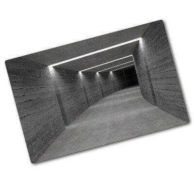 Protection plaque induction Tunnel en béton architecture