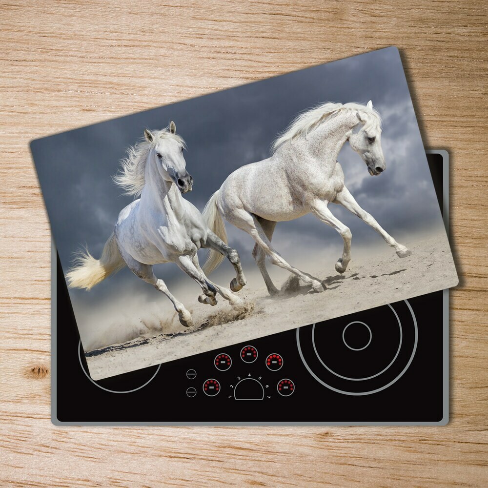 Protection plaque induction Plage de chevaux blancs