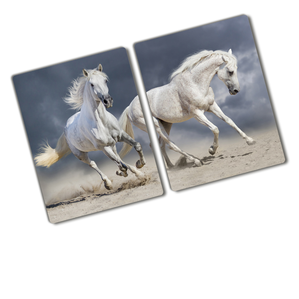 Protection plaque induction Plage de chevaux blancs