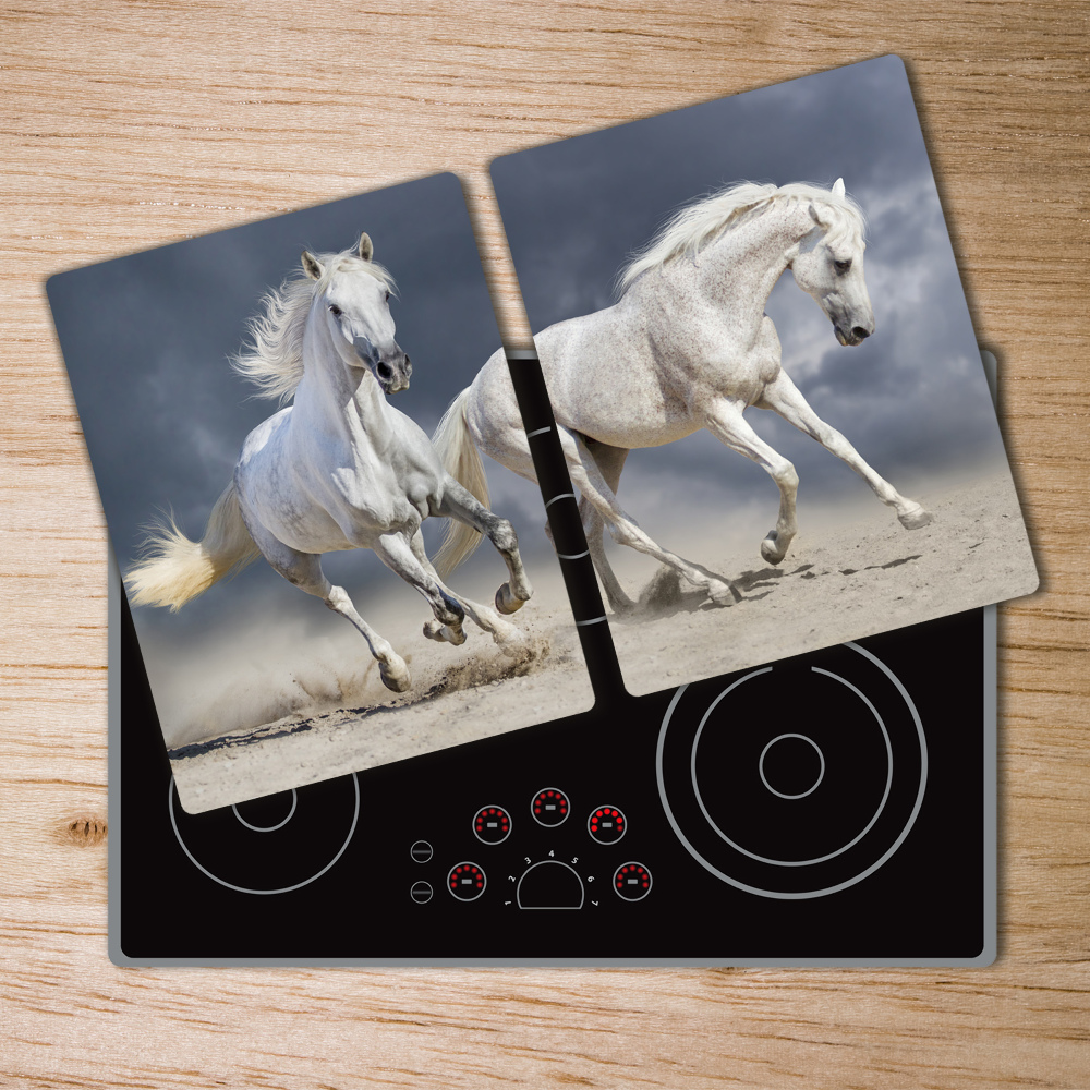 Protection plaque induction Plage de chevaux blancs