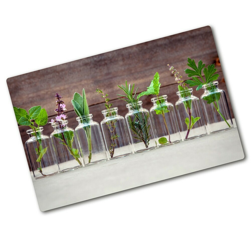 Protection pour plaque de cuisson Fleurs en pots