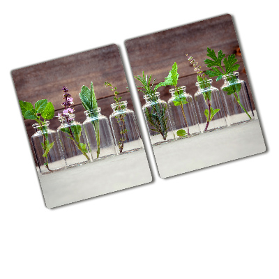 Protection pour plaque de cuisson Fleurs en pots