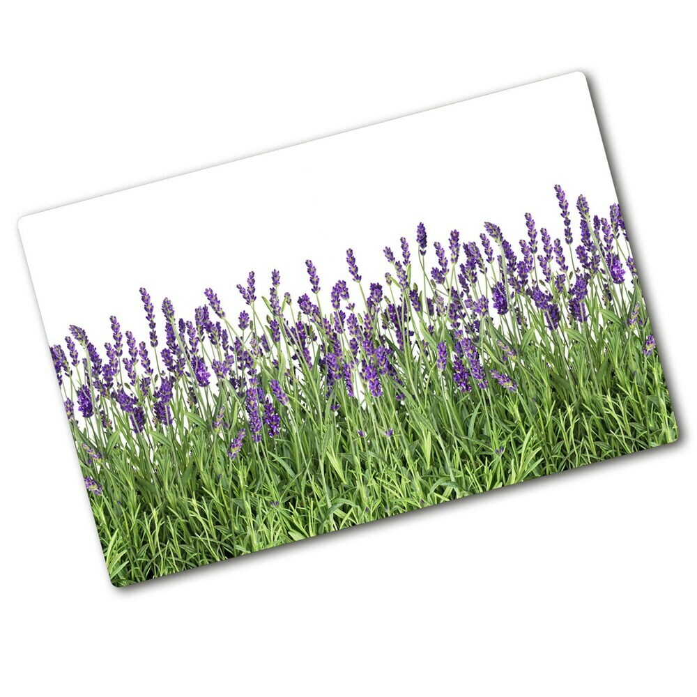 Protection pour plaque de cuisson Fleurs de lavande