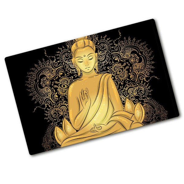 Protection plaque induction Bouddha assis