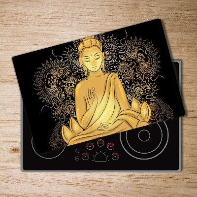 Protection plaque induction Bouddha assis