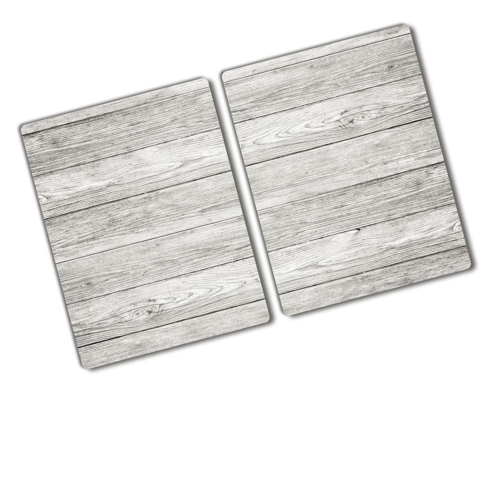 Cache plaque de cuisson Planches blanches