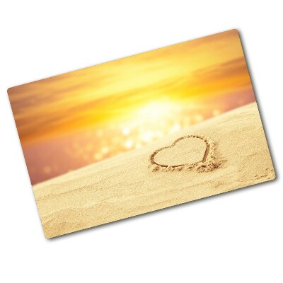 Protection plaque induction Coeur sur le sable