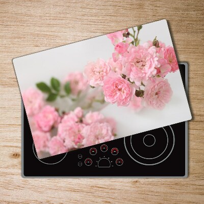 Protection pour plaque de cuisson Roses roses sauvages