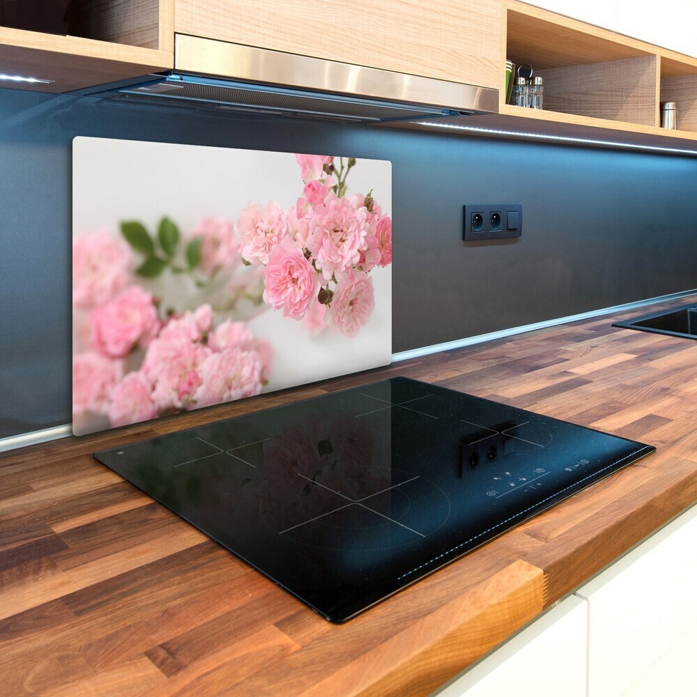 Protection pour plaque de cuisson Roses roses sauvages