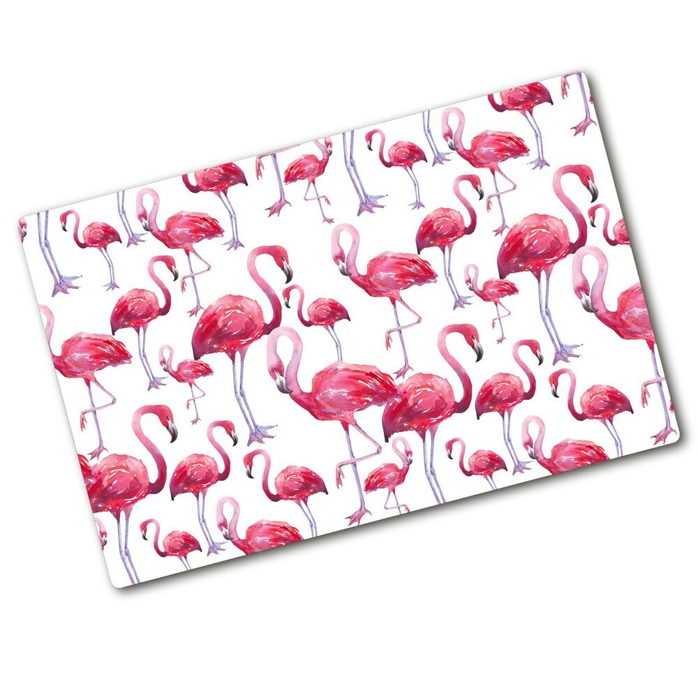 Protection plaque induction Flamants roses