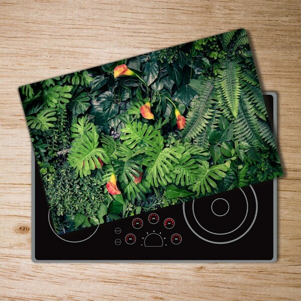 Protection pour plaque de cuisson Jungle exotique